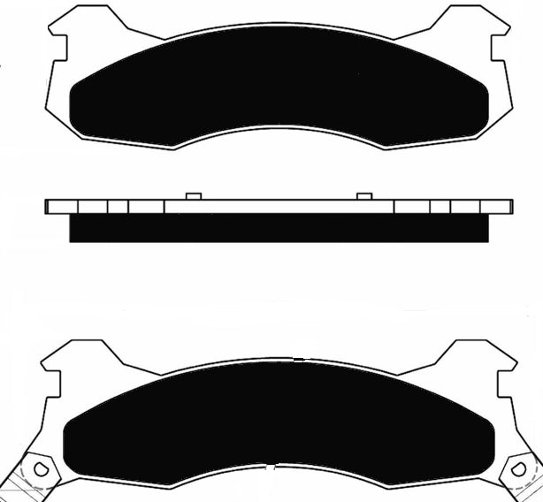 Porterfield Brake Pads for 1986 FORD MUSTANG SVO