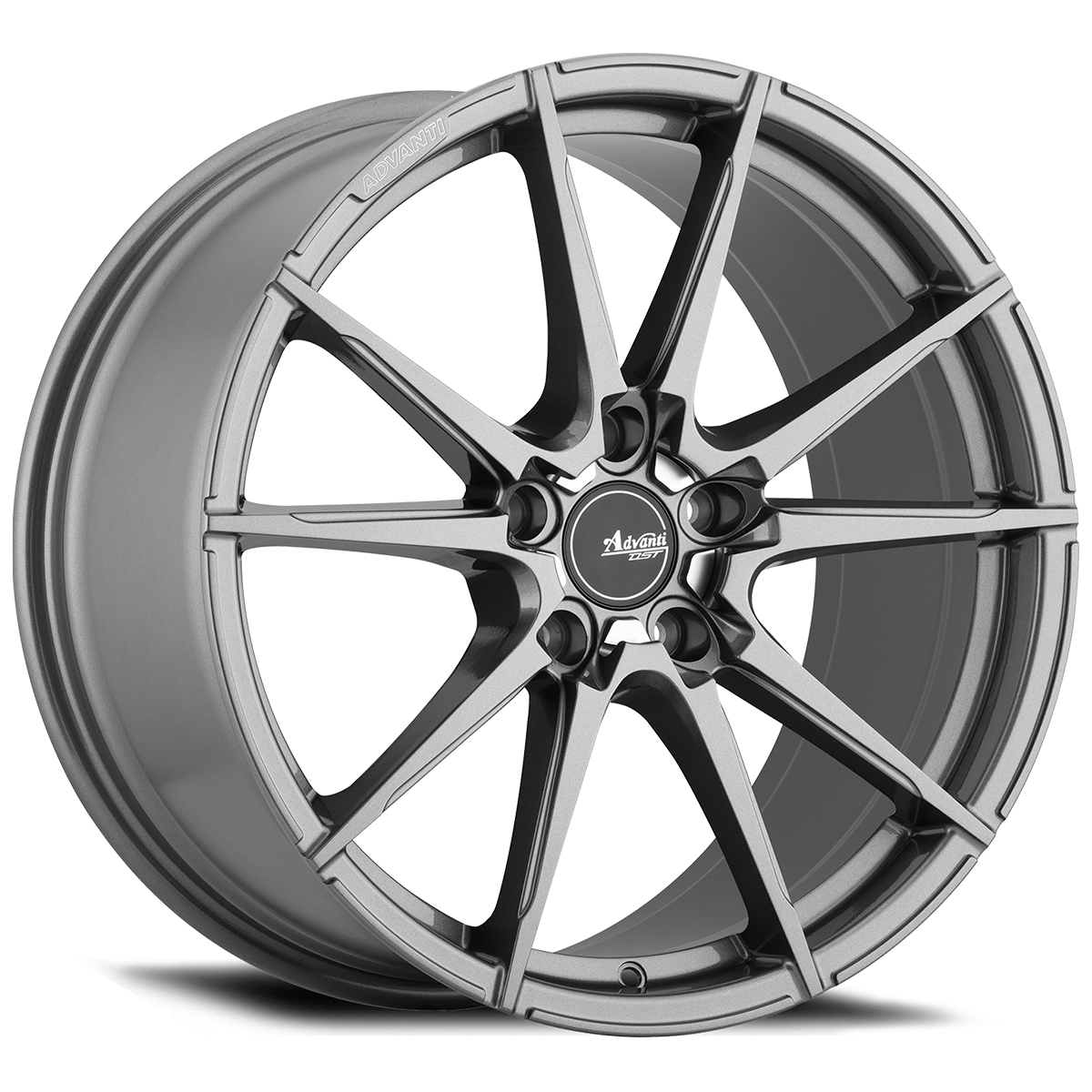 Advanti Racing Appello Wheel Gloss Graphite W/ Machine Cut PCD 18x8.5 +43 5x108