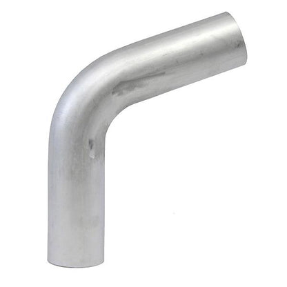 HPS Performance Products HPS 3-1/2" OD 70 Degree Bend 6061 Aluminum Elbow Pipe Tubing 16 Gauge w/ 5-5/8" CLR