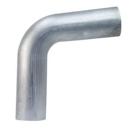 HPS Performance Products HPS 4" OD 80 Degree Bend 6061 Aluminum Elbow Pipe Tubing 16 Gauge w/ 5 1/2" CLR