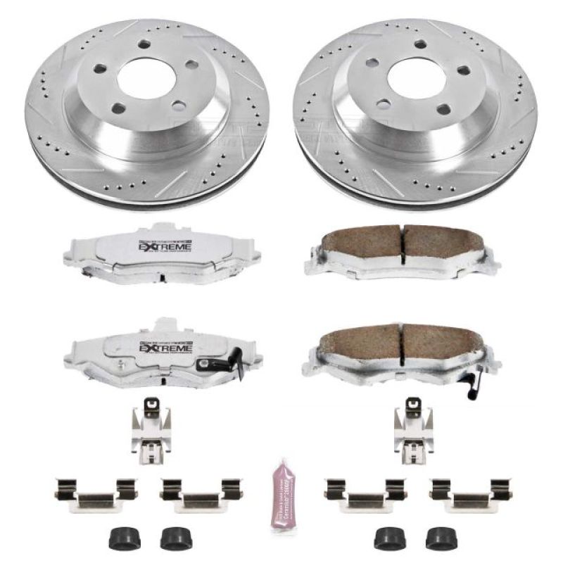 PowerStop PSB Z26 Street Warrior Kit Brakes, Rotors & Pads Brake Kits - Performance D&S main image