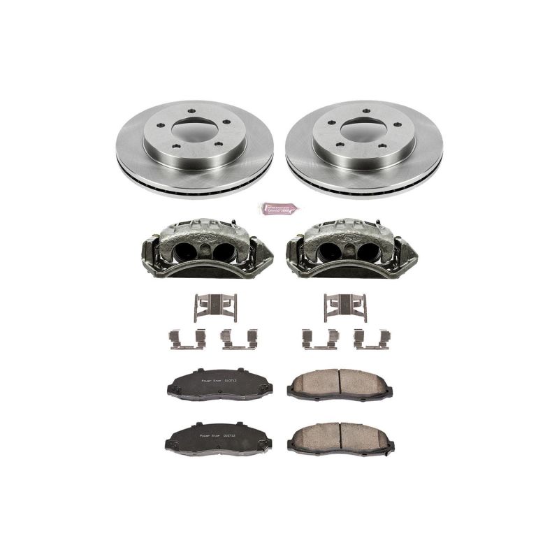 PowerStop PSB Autospecialty Kit w/Cals Brakes, Rotors & Pads Brake Kits - OE main image