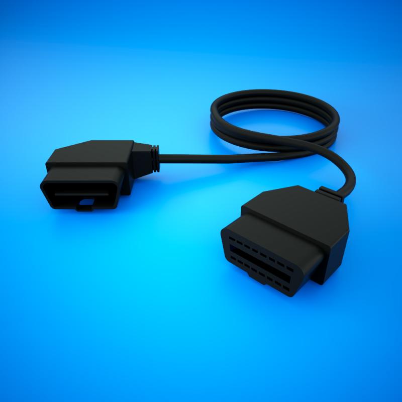 HPT OBD2 5ft Cable Extension Right Angle H-002-03 Main Image