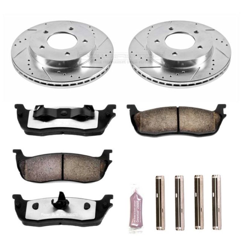 PowerStop PSB Z36 Truck & Tow Kit Brakes, Rotors & Pads Brake Kits - Performance D&S main image