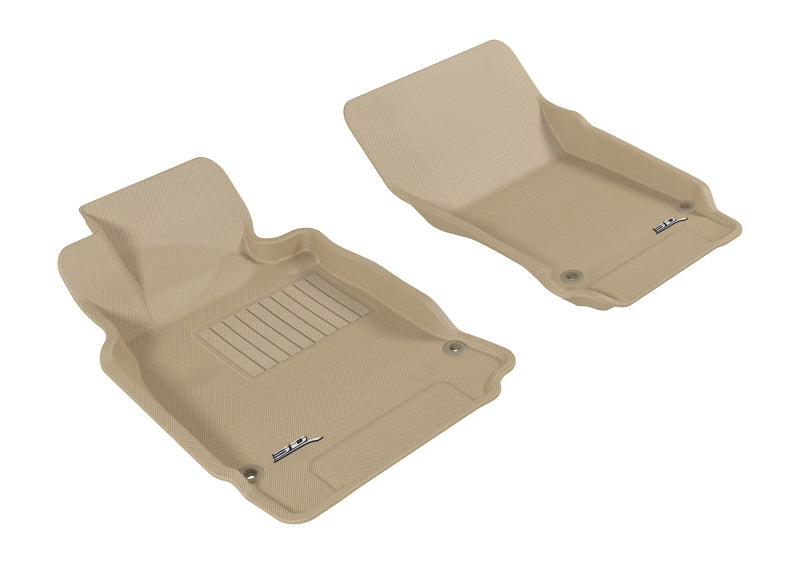 3D MAXpider 2011-2019 Infiniti Q70/M37 Kagu 1st Row Floormat - Tan L1IN01511502