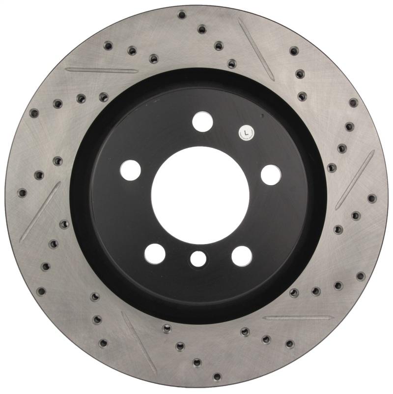 StopTech 06-09 Land Rover Range Rover SportStop Slotted & Drilled Front Left Rotor 127.22016L Main Image