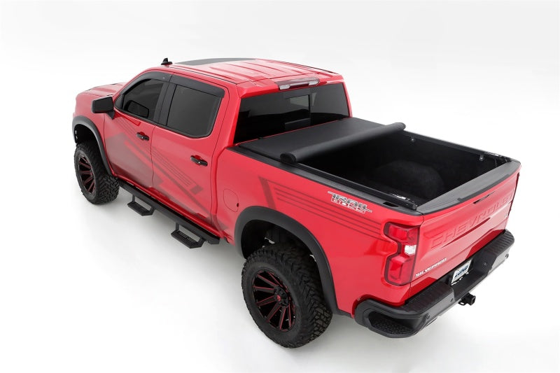 Lund 2019 Chevrolet Silverado 1500 (5.5ft. Bed) Genesis Elite Roll Up Tonneau Cover - Black 968292