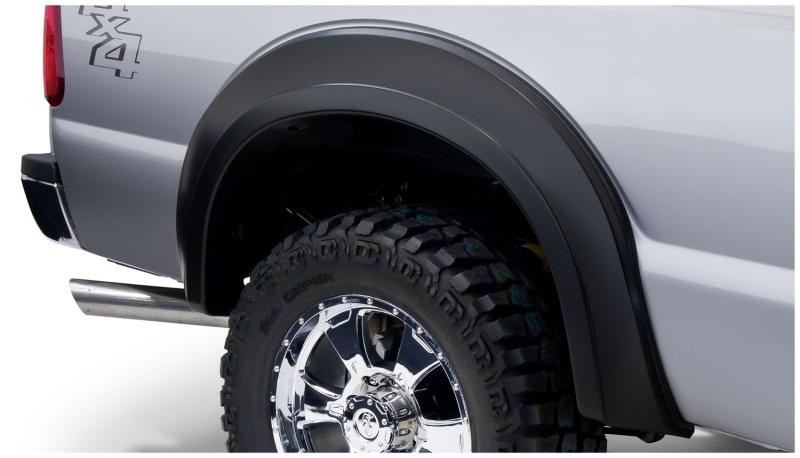 Bushwacker 11-16 Ford F-250 Super Duty Styleside Extend-A-Fender Style Flares 2pc - Black 20086-02 Main Image