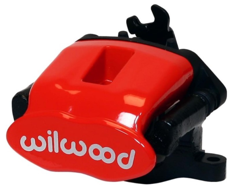 Wilwood Caliper-Combination Parking Brake-L/H-Red 41mm piston .81in Disc 120-10112-RD