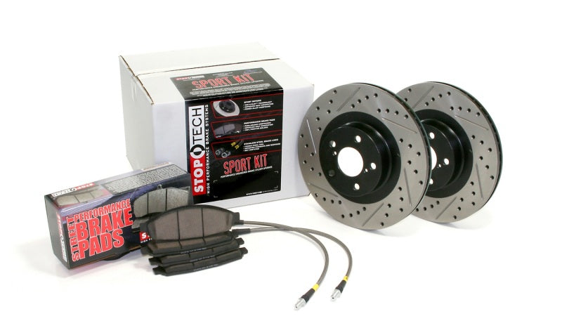 Sport Axle Pack, Drilled & Slotted, 4 Wheel 978.40008