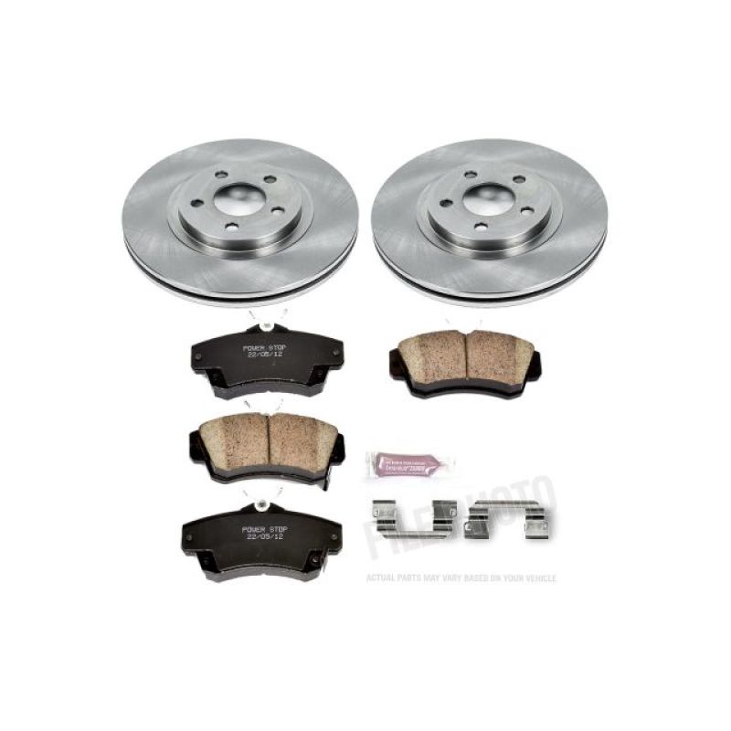 PowerStop PSB Autospecialty Kit Brakes, Rotors & Pads Brake Kits - OE main image