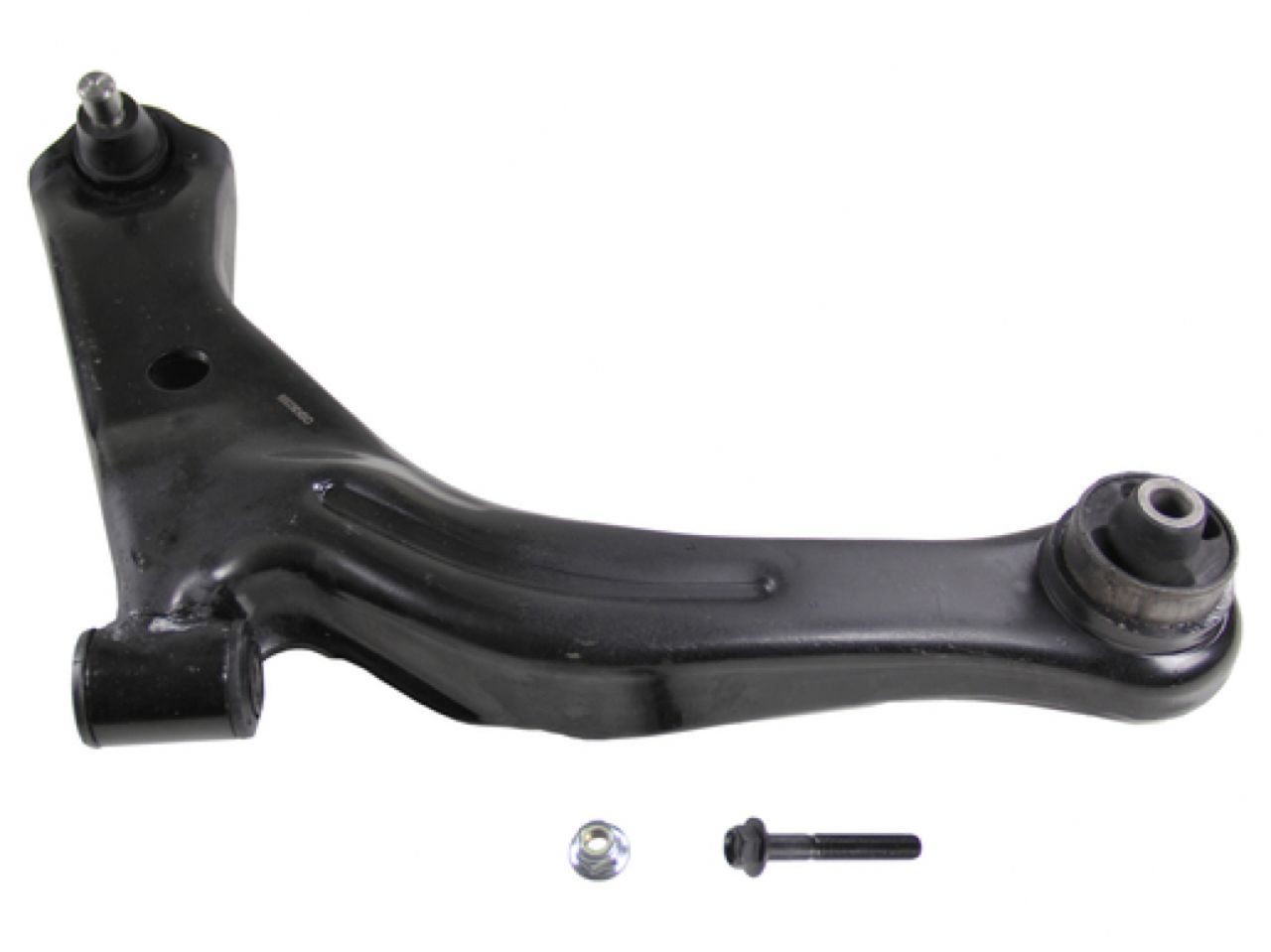 Moog Control Arm,Front Lower,Passenger Side,Steel,Black,Ford