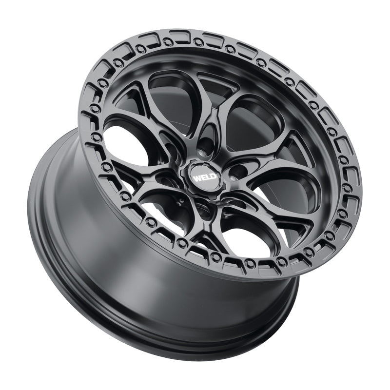 Weld Ledge Six W108 20x9 / 6x139.7 BP / 5 In BS Satin Black Wheel W10809084500