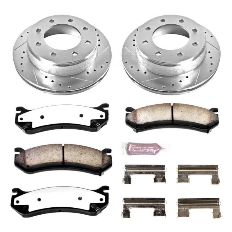 PowerStop PSB Z36 Truck & Tow Kit Brakes, Rotors & Pads Brake Kits - Performance D&S main image