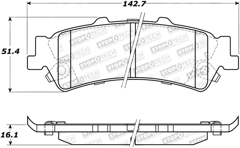 StopTech Street Brake Pads 308.07920 Main Image