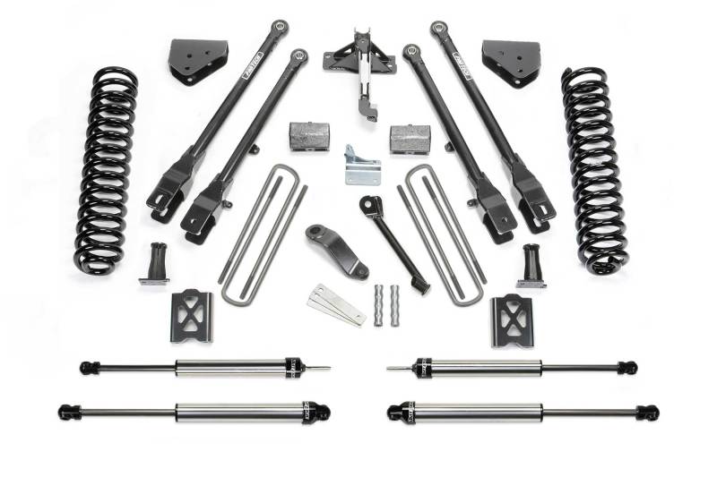 Fabtech 05-07 Ford F350 4WD 6in 4 Link System w/DL Shocks K20132DL Main Image