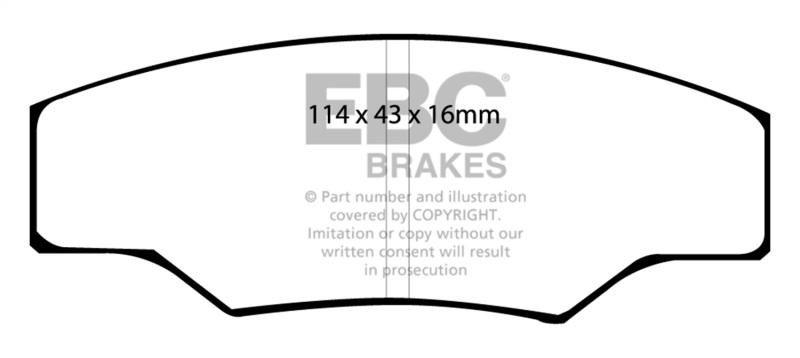 EBC Brakes Bluestuff Street and Track Day Brake Pads DP5003NDX Main Image