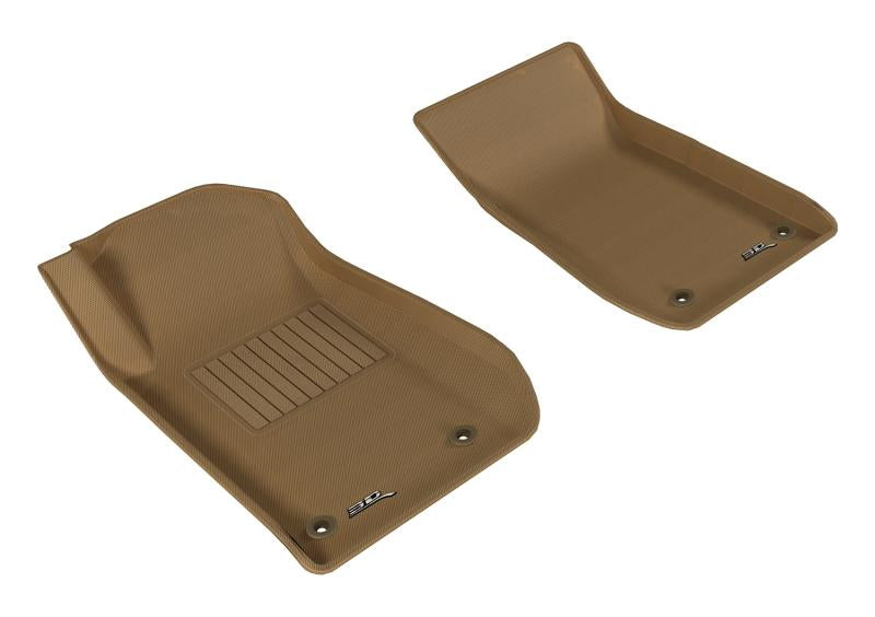 3D MAXpider 2014-2017 Chevrolet SS Kagu 1st Row Floormat - Tan L1CH06411502 Main Image