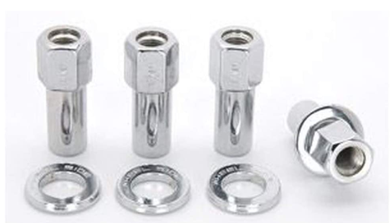 Weld Open End Lug Nuts w/ Centered Washers 1/2in. RH - 4pk. 601-1426