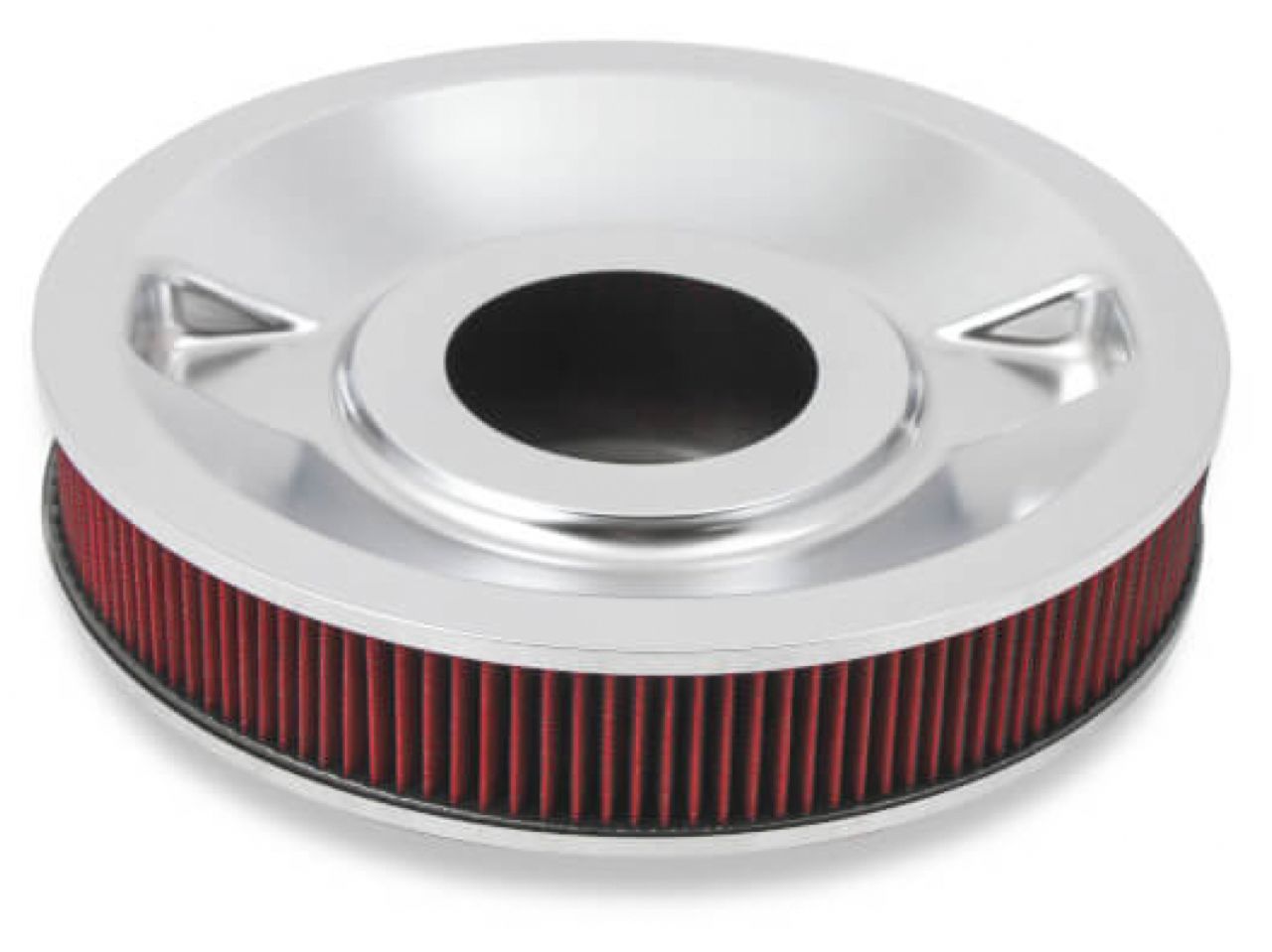 Holley Chrome Drop-Base Air Cleaner for 4150 series carburetors with 5-1/8"