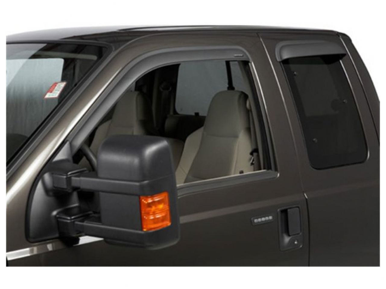 Stampede Tape-Onz Sidewind Deflector, Smoke, 4 pc. for 2015-2019 Ford F-150