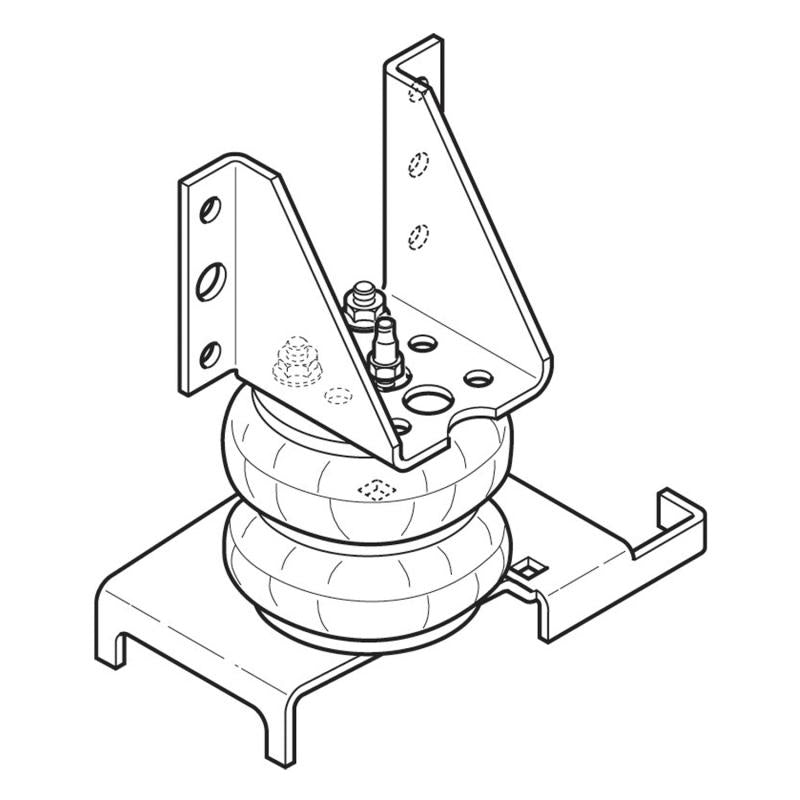 Firestone Ride-Rite Air Helper Spring Kit Front 84-04 Ford F250/F350 (W217602223) 2223 Main Image