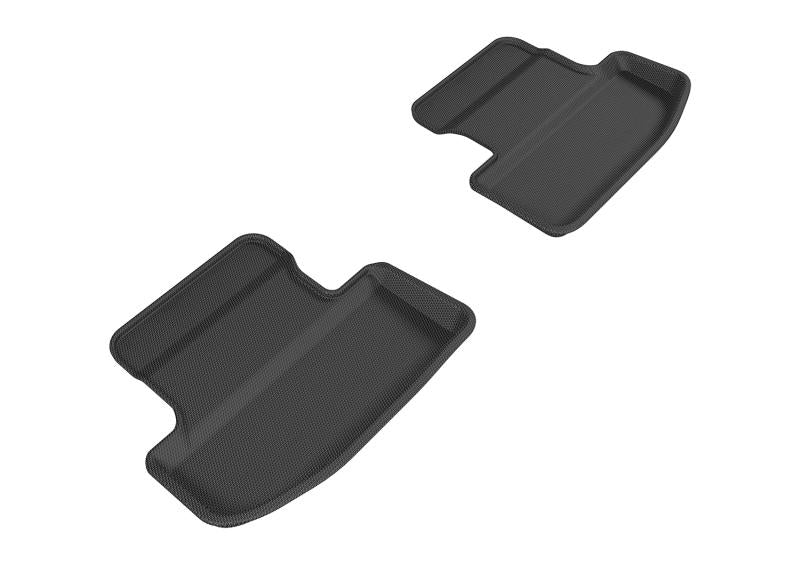 3D MAXpider 2015-2020 Ford Mustang Kagu 2nd Row Floormats - Black L1FR08521509 Main Image