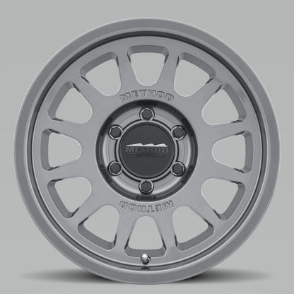 Method MR703 17x8.5 0mm Offset 6x120 67mm CB Gloss Titanium Wheel MR70378562800