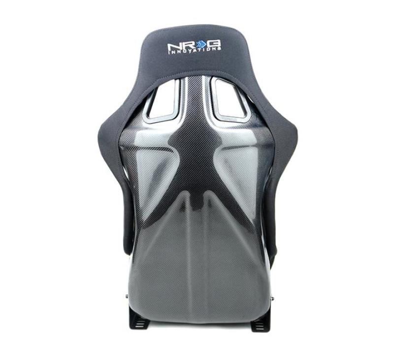 NRG Carbon Fiber Bucket Seat - Large RSC-302CF/BK