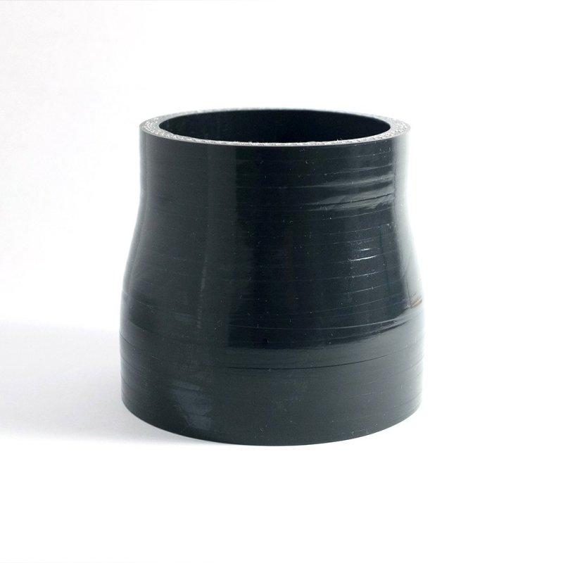 Stainless Bros 2.50in to 3.0in 4-Ply Silicone Reducer - Black 131-06376-3401 Main Image