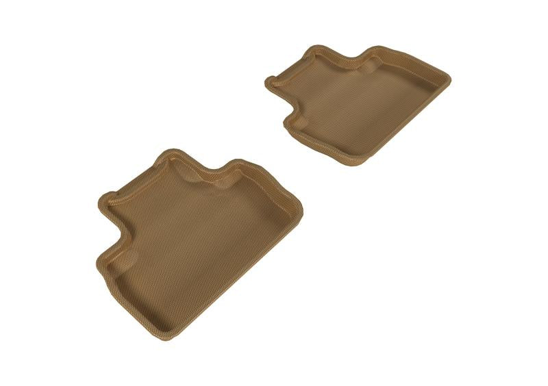 3D MAXpider 2006-2013 Lexus IS Kagu 2nd Row Floormats - Tan L1LX00621502 Main Image