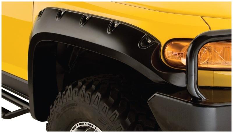 Bushwacker 07-14 Toyota FJ Cruiser Pocket Style Flares 2pc - Black 31063-02 Main Image