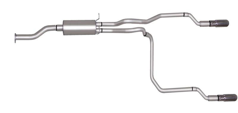 Gibson 98-99 Chevrolet S10 Base 4.3L 1.75in Cat-Back Dual Split Exhaust - Aluminized 5537 Main Image