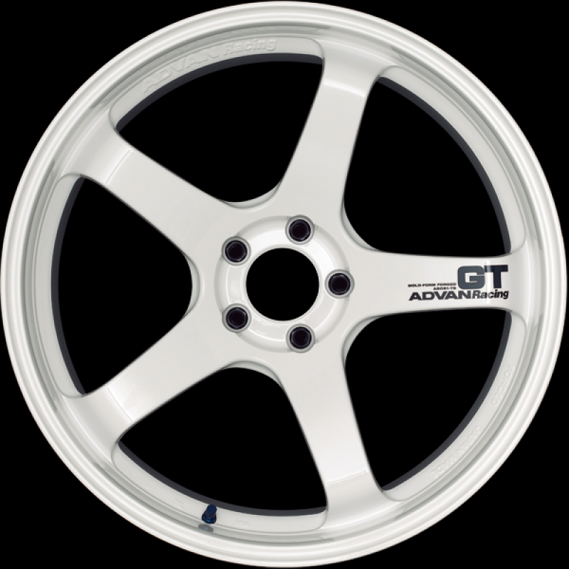 Advan GT 18x9.5 +29 5-114.3 Racing White Wheel YAQ8J29EW