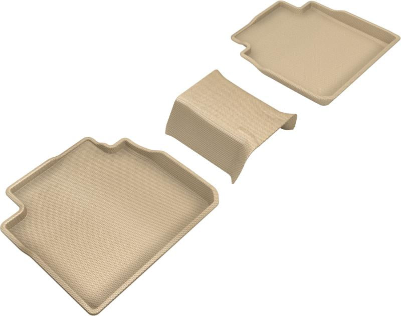 3D MAXpider 2019-2020 Toyota/Lexus Avalon/Es Kagu 2nd Row Floormats - Tan L1TY24521502 Main Image