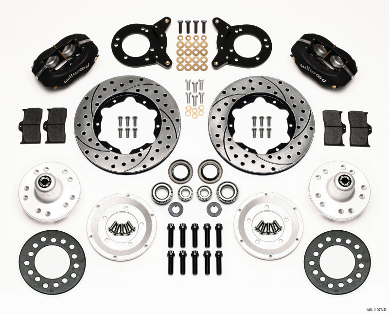 Wilwood FDL Front Kit,11.00", Drilled 1970-1973 Mustang