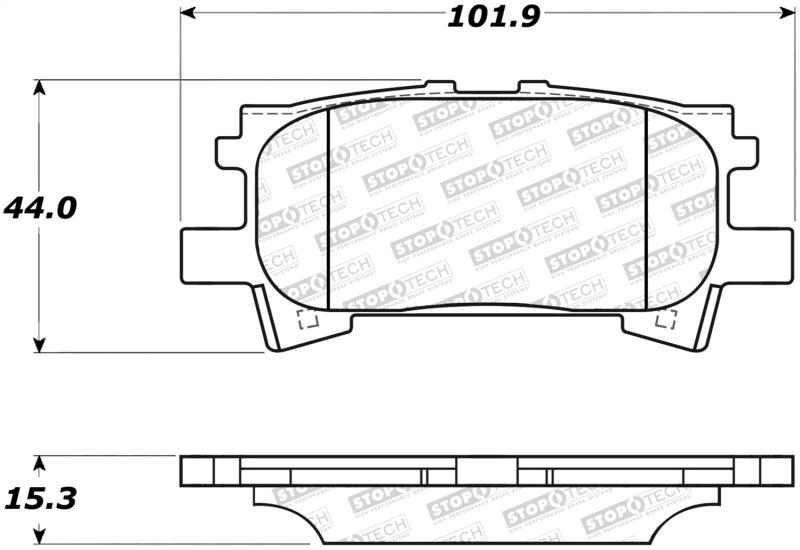 StopTech Street Brake Pads 308.09960 Main Image