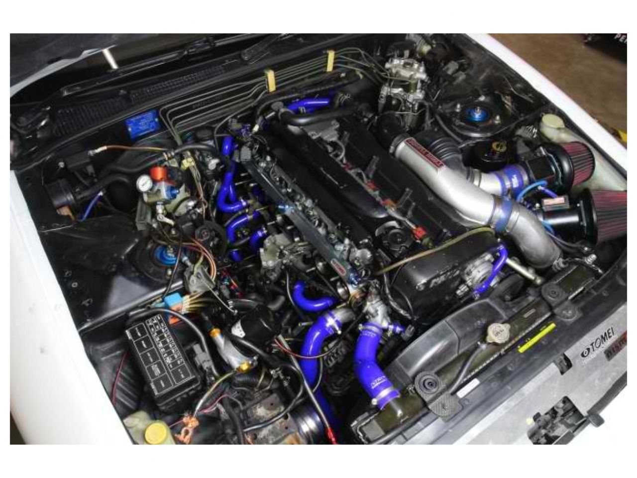 HPS Blue Reinforced Silicone Radiator + Heater Hose Kit Coolant Nissan 89-94 Skyline GTR R32 RB26DETT Twin Turbo