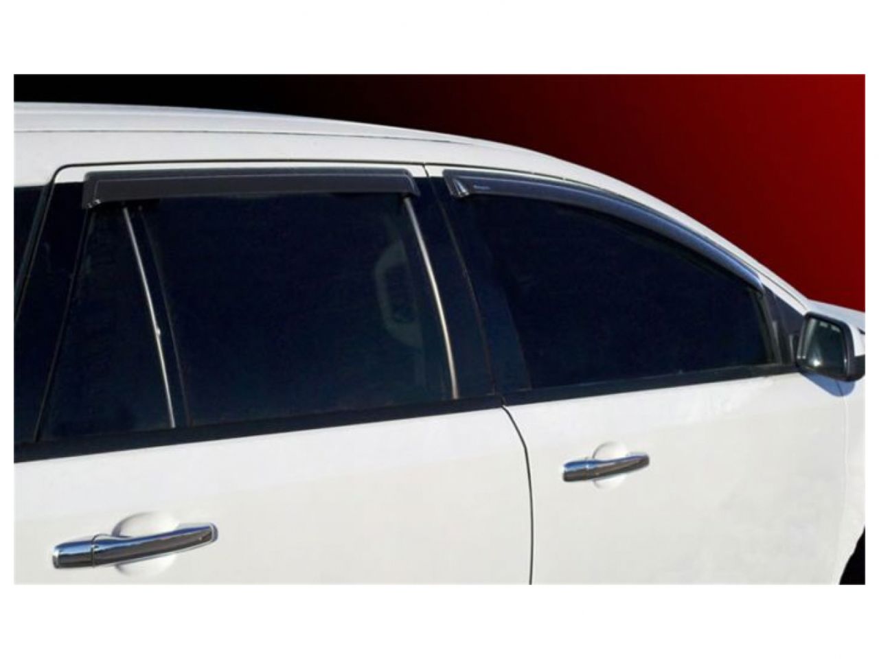 Stampede Tape-Onz Sidewind Deflector, Smoke, 4 pc. for 2007-2014 Ford Edge, 200