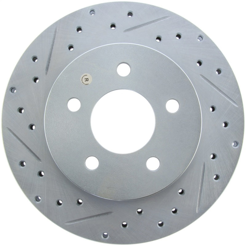 StopTech Select Sport 82-87 Lincoln Continental Sport Slotted & Drilled Right Rear Brake Rotor 227.61021R