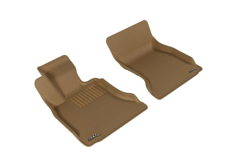 3D MAXpider 2011-2016 BMW 5 Series F10 Kagu 1st Row Floormat - Tan L1BM05411502 Main Image