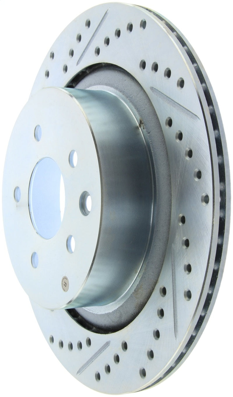 StopTech Select Sport 14-16 Infiniti Q60 Drilled and Slotted Rear Right Brake Rotor 227.42093R