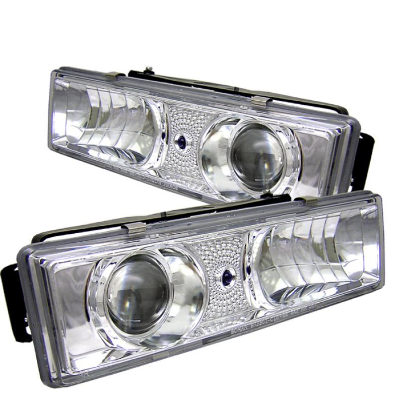 Spyder Chevy C/K Series 1500 88-99 Projector Headlights Chrm High 9005 (Not Include) PRO-YD-CCK88-C 5009296 Main Image