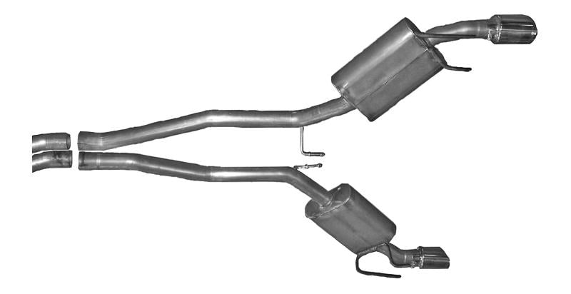 Gibson 2010 Chevrolet Camaro SS 6.2L 2.25in Cat-Back Dual Exhaust - Aluminized 320002 Main Image