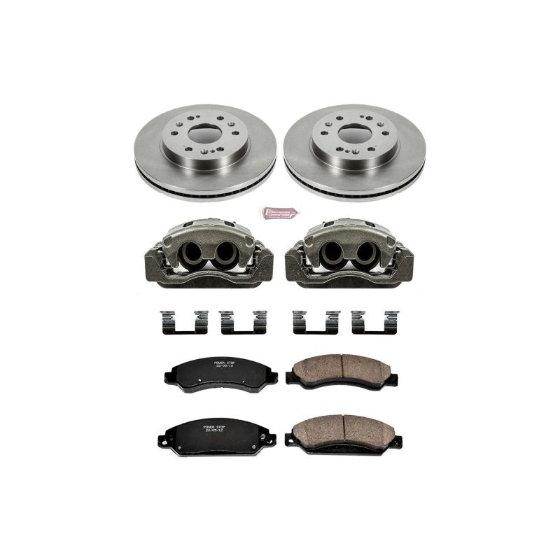 PowerStop PSB Autospecialty Kit w/Cals Brakes, Rotors & Pads Brake Kits - OE main image