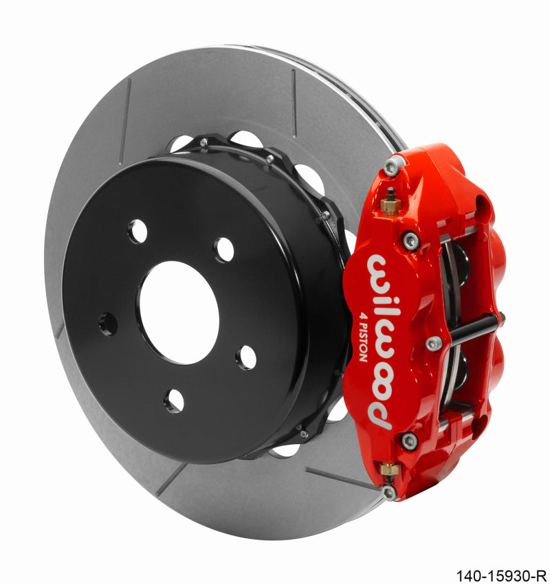 Wilwood Superlite 4R Rear Brake Kit 14.00 Red 2018-Up Jeep JL w/Lines 140-15930-R