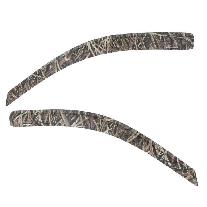 Stampede 2014-2018 Chevy Silverado 1500 Standard Cab Pickup Tape-Onz Sidewind Deflector 2pc - Camo 60106-14 Main Image