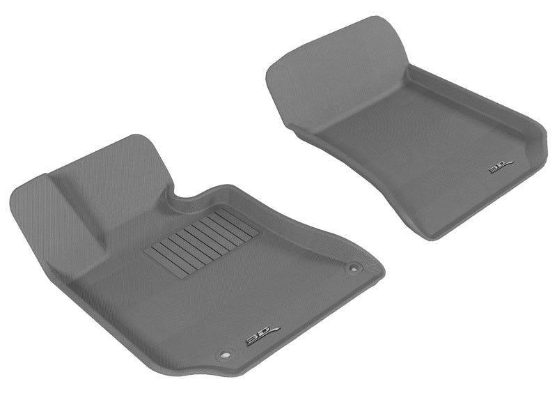 3D MAXpider 2010-2013 Mercedes-Benz E-Class W212 Kagu 1st Row Floormat - Gray L1MB05711501