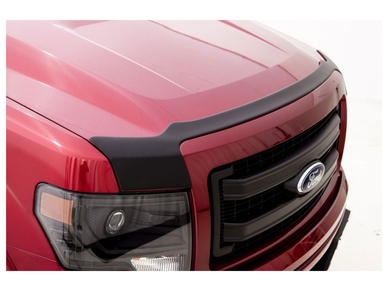 Auto Ventshade Aeroskin Matte Black Flush Mount Hood Protector for 2009-2014 Ford F-1