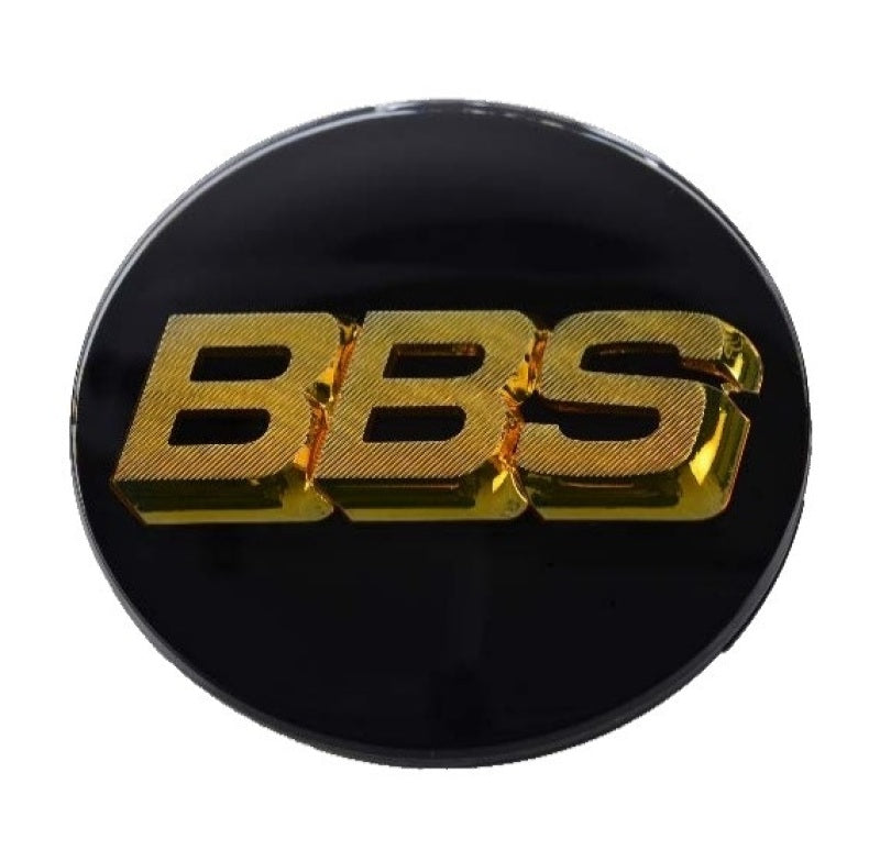 BBS Center Cap 80.6mm Black/Gold -D 56.24.038